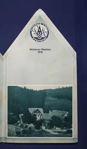 25 Jahre Schröder Mühle bei Freiberg 1910 Geographie Ortskunde Landeskunde js