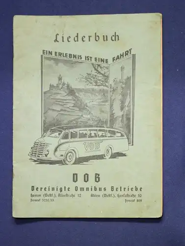 Mensing Original Prospekt Liederbuch VOB um 1940 Lieder Gesang Vers Musik js