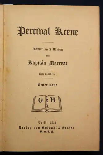 6 Bände von Marryat 1914 Geschichten Literatur Reise Abenteuer Erzählungen sf