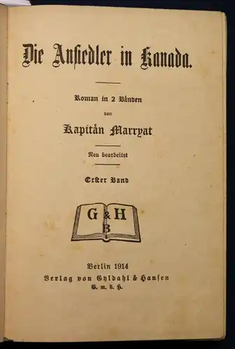 6 Bände von Marryat 1914 Geschichten Literatur Reise Abenteuer Erzählungen sf