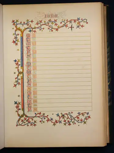 Humphreys THE ILLUMINATED CALENDAR for m.dccc.xl.vi 1846 Kalender Stundenbuch sf