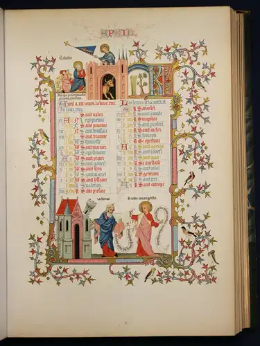 Humphreys THE ILLUMINATED CALENDAR for m.dccc.xl.vi 1846 Kalender Stundenbuch sf