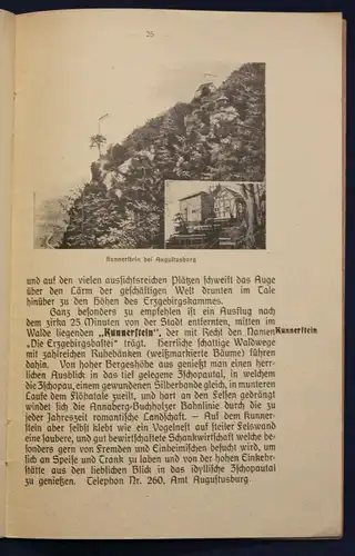 Harig Schloß und Stadt Augustusburg 1925 Sachsen Geschichte Saxonica sf