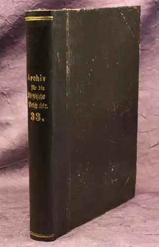 Ermisch Neues Archiv für Sächsische Geschichte & Altertumskunde 1912Saxonica sf