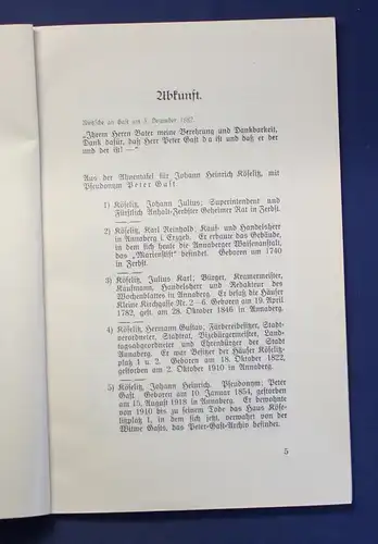 Götz Peter Gast der Mensch, der Künstler, der Gelehrte 1934 Schriftsteller js