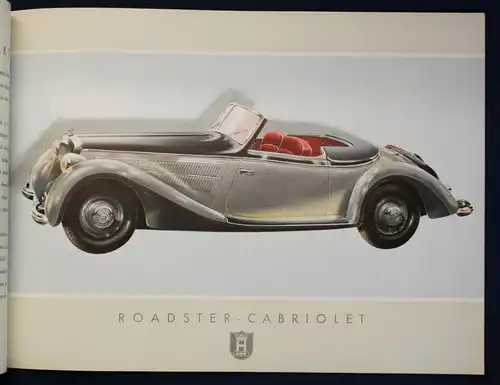 Horch Verkaufskatalog für den Reihen 8-Cilindros 3,8 Litros 92 HP 1937 Audi sf