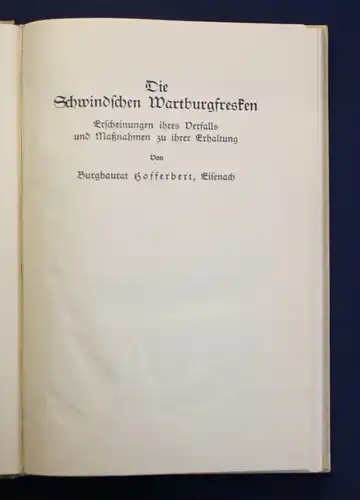 Wartburg Jahrbuch 1928 Sechstes Heft Jahresbericht Ortskunde Landeskunde js