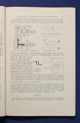 Henkel Grundzüge des Eisenbaues( Eisenkonstruktionen) 1926 Geewerbe Berufe js