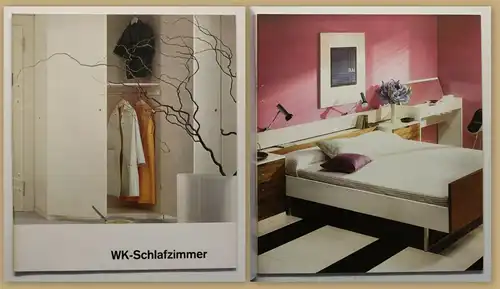 Original Möbelkatalog Wk Schlafzimmer um 1970 Inneneinrichtung Sessel Sofa sf