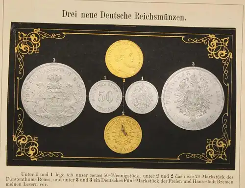 Henze Illustrierter Anzeiger über gefälschtes Papiergeld 6 Hefte 12. Jhg 1876 sf