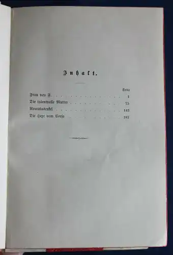 Heyse Frau von F. und römische Novellen 1881 Belletristik Klassiker Literatur sf