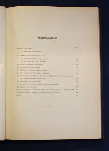 Die Städteverordnung von 1808 und die Stadt Berlin 1908 OH Pergament Politik js