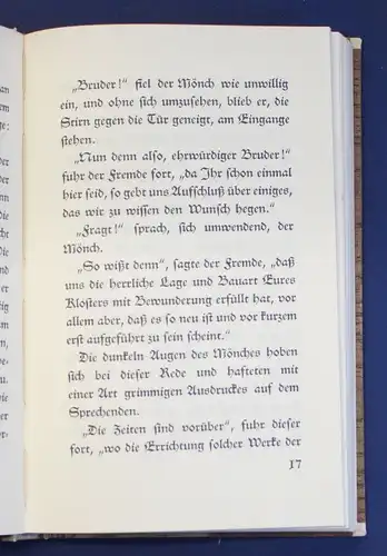Grillparzer Das Kloster bei Sendomir Der arme Spielmann Zwei Novellen 1930 js