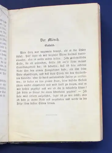 Lewald Yorick`s empfindsame Reise durch Frankreich und Italien 1840 Erzählung js