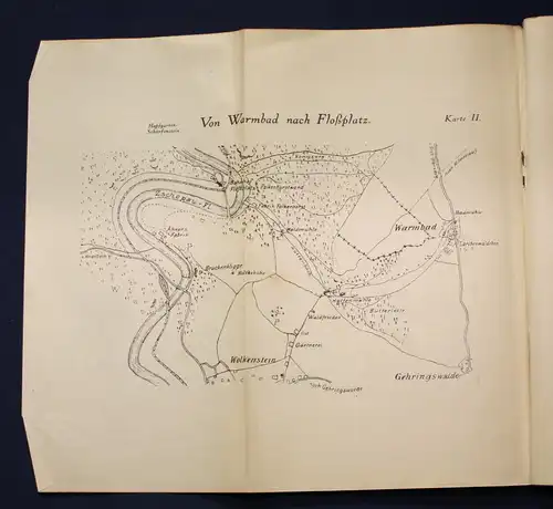 Führer von Warmbad bei Wolkenstein 1925 Landeskunde Sachsen Saxonica js