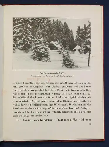 St. Märgen Ein Führer Für Kurgäste und Touristen um 1915 Ortskunde Geografie sf