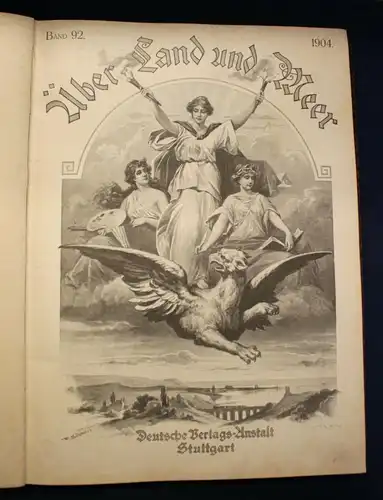 Hallberger Über Land und Meer 92. Band 1904, Heft 27- 52 Illustrierte Zeitung js