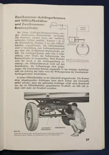 Original Prospekt Knorr - Druckluft - Bremsen für Busse um 1930 Technik sf