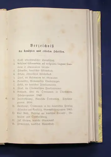 kugler Erklärung von tausend Ortsnamen der Altmülalp und ihres Umkreises 1873 js