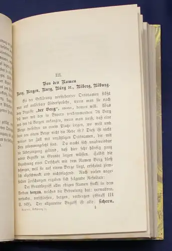 kugler Erklärung von tausend Ortsnamen der Altmülalp und ihres Umkreises 1873 js