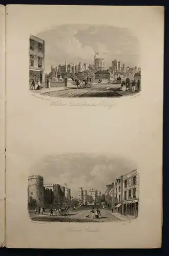 Rock & Co 24 Views of Windsor - 24 Stahlstichabbildungen von Windsor 1862 sf