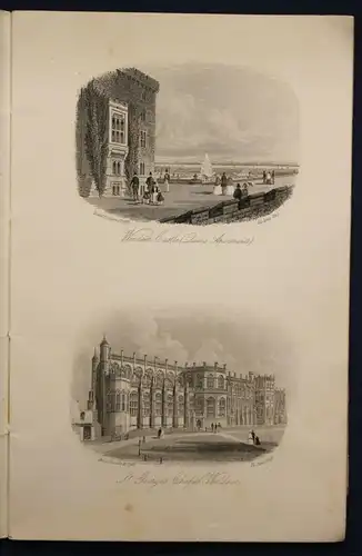 Rock & Co 24 Views of Windsor - 24 Stahlstichabbildungen von Windsor 1862 sf