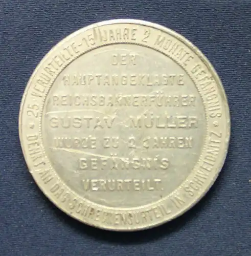 Medaille Striegau/ Schweidnitz 1926 Blutsonntag Geschichte Militaria Militär sf
