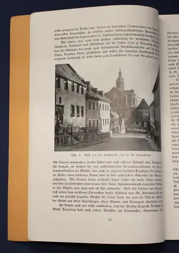 Or. Broschur Die freie Bergstadt St. Annaberg 1933 Bau und Kunstdenkmäler js