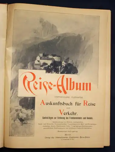 Internationales illustriertes Auskunftsbuch für Reise und Verkehr 6. Jhg 1900 sf