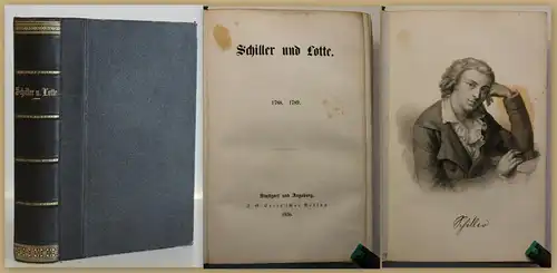 Schiller und Lotte 1856 Belletristik Klassiker Weltliteratur Unterhaltung sf