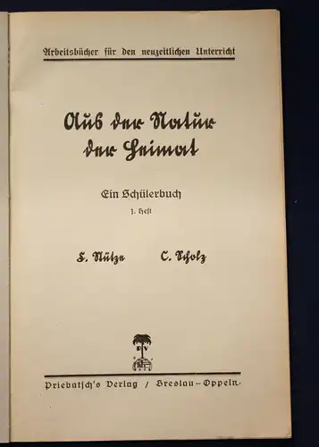 Stütze, Scholz Aus der Natur der Heimat Schülerbuch 1. Heft Ortskunde js