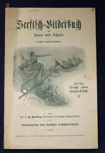 Henking Or. Broschur Seefisch- Bilderbuch für Haus und Schule Wissen O.J. js