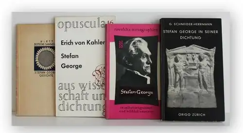 Konvolut Stefan George 4 Bde um 1960 Gedichte Lyrik George-Kreis Belletristik xy