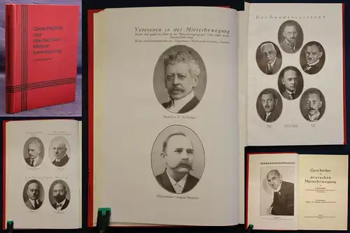 Herrmann Geschichte der deutschen Mieterbewegung 1925 Recht Wohnungswesen sf