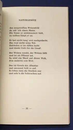 Werneth Heimweh 1955 Gedichte sehr selten Belletristik Literatur Klassiker js