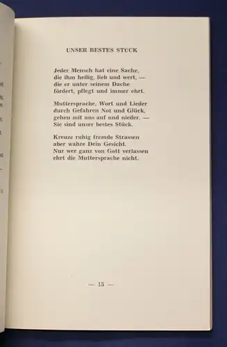 Werneth Heimweh 1955 Gedichte sehr selten Belletristik Literatur Klassiker js