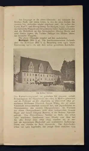 Original Broschur Meissen o.J. Ortskunde Landeskunde Sachsen Saxonica js