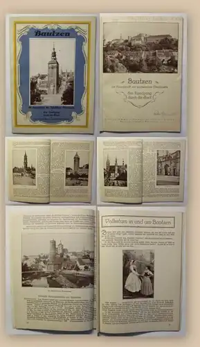 Bautzen Die Hauptstadt der sächsischen Oberlausitz um 1900 Ortskunde Sachsen xy