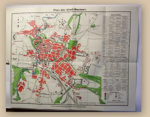 Bautzen Die Hauptstadt der sächsischen Oberlausitz um 1900 Ortskunde Sachsen xy