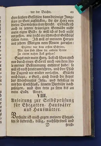 Der von einem Gott Bußfertig= erscheinende Sünder, Communionandachten 1790 js