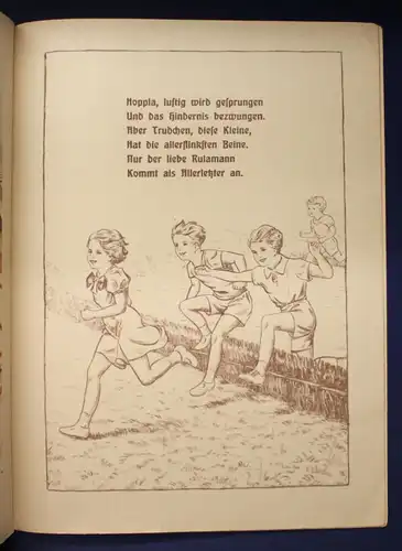 Kinderbuch Wir wollen uns tummeln um 1930 selten ohne Jahr, Ort oder Verlag js