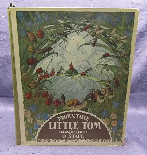 Tille Little Tom 1922 englisches Kinderbuch Belletristik Geschichten Bilder