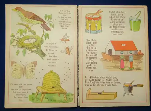 Neue Bilder und Reime um 1895 Belletristik Kinderbuch Geschichten