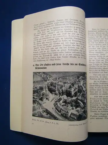 Berger Gedenkschrift zum Heimatheft Nossen 1936 Geschichte Sachsen Saxonica sf