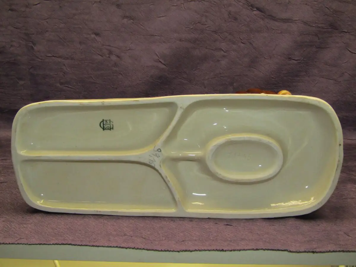 Großer Löwe von GH & Co. Gräfenthal Porzellan um 1950 handbemalt sf 3