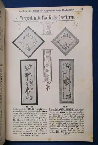 C.J. Mehn Braunschweig Special-Versand f. Handarbeit um 1900 sehr selten js