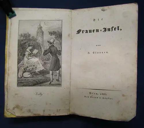 Clauren Ausgewählte Unterhaltungen 2. Band "Die Frauen - Insel" 1825 sf