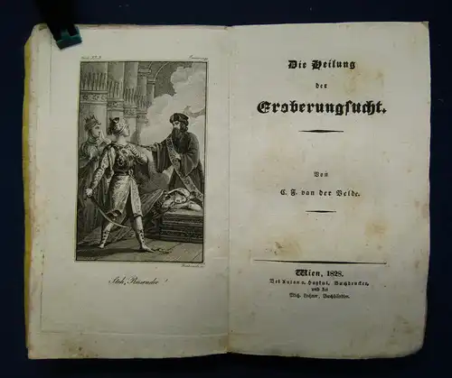 Velde's Schriften 20. Band "Heilung der Eroberungsucht" 1828 selten sf