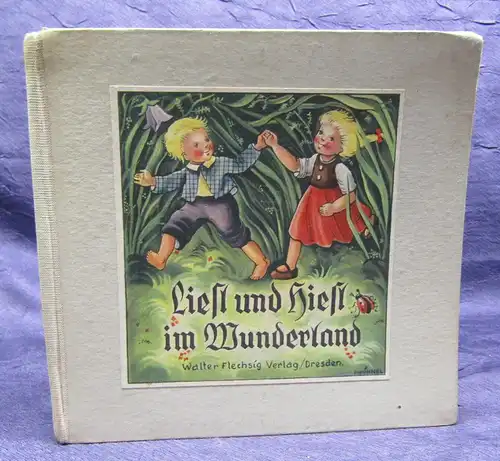 Waldhauser Liesl und Hiesl im Wunderland um 1935 Widmung im Titel selten js