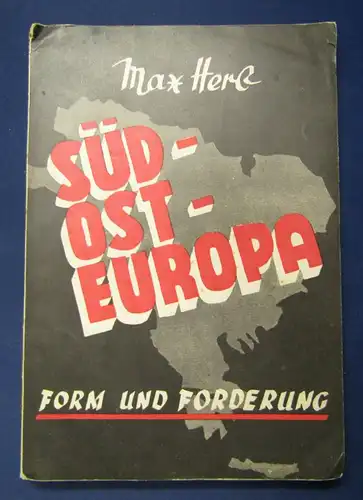 Herb Südosteuropa Form und Forderung EA 1938 Politik Wirtschaft Gesellschaft js